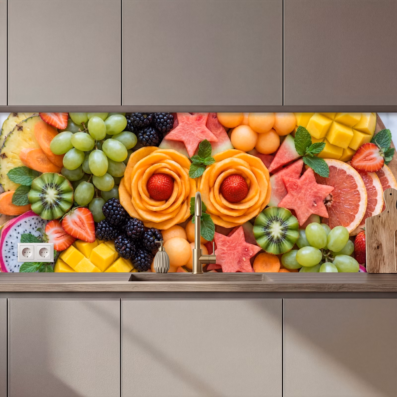 Kitchen splashback - Fruit - Variety - Colorful - Fresh - Food — 1