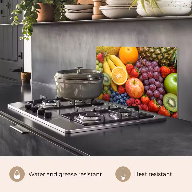 Kitchen splashback for hob - Food - Fruit - Fresh - Colorful - Nutrition — 2