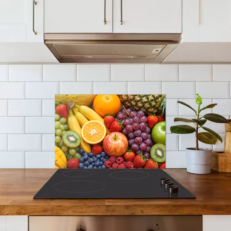 Kitchen splashback for hob - Food - Fruit - Fresh - Colorful - Nutrition — 3