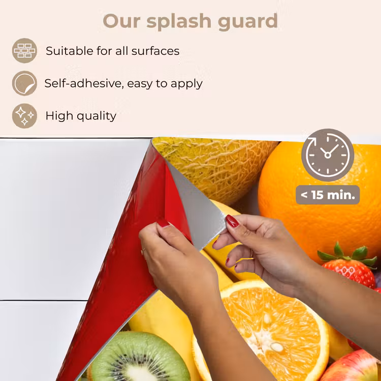 Kitchen splashback for hob - Food - Fruit - Fresh - Colorful - Nutrition — 4