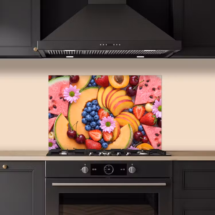 Kitchen splashback for hob - Food - Fruit - Summer - Colorful — 5