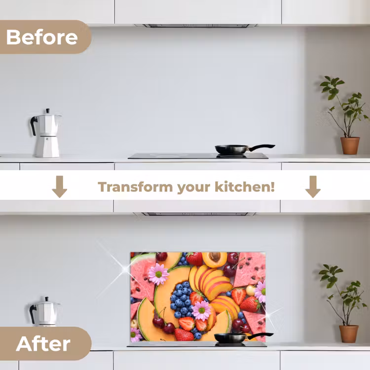 Kitchen splashback for hob - Food - Fruit - Summer - Colorful — 7