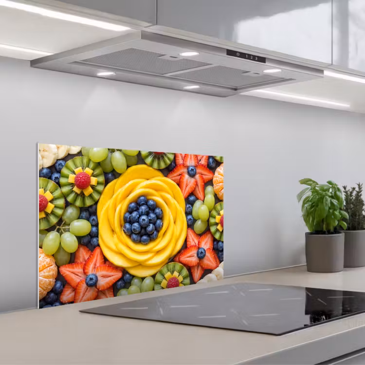 Kitchen splashback for hob - Fruit - Arrangement - Healthy - Colorful - Food — 1