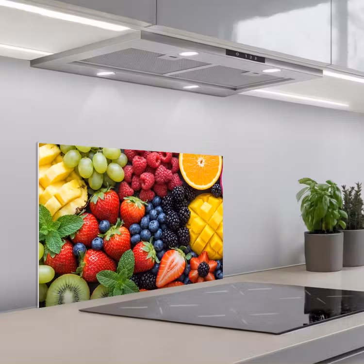 Kitchen splashback for hob - Fruit - Fresh - Colorful - Food — 1