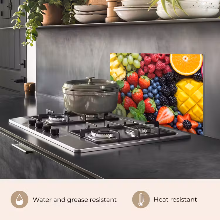 Kitchen splashback for hob - Fruit - Fresh - Colorful - Food — 2