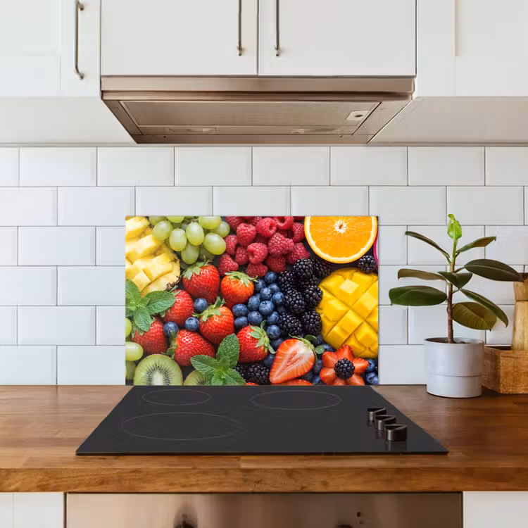 Kitchen splashback for hob - Fruit - Fresh - Colorful - Food — 3