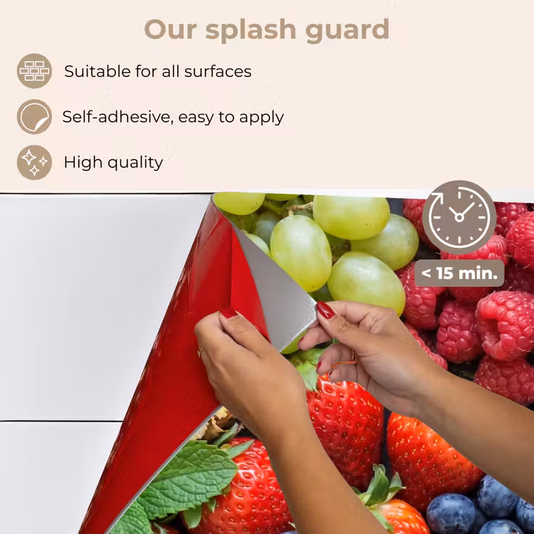 Kitchen splashback for hob - Fruit - Fresh - Colorful - Food — 4
