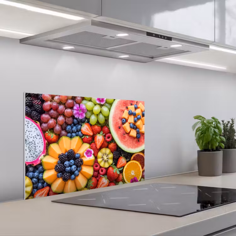 Kitchen splashback for hob - Fruit - Fresh - Variety - Food - Colorful — 1