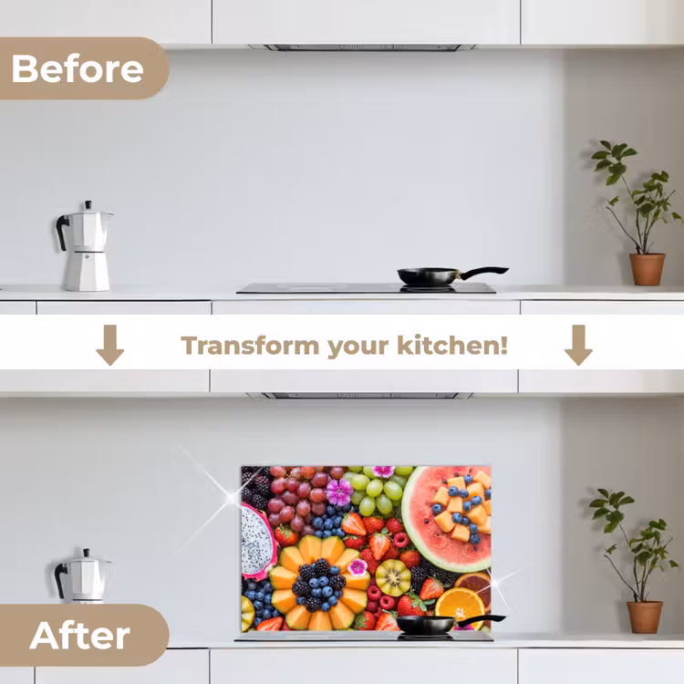 Kitchen splashback for hob - Fruit - Fresh - Variety - Food - Colorful — 7