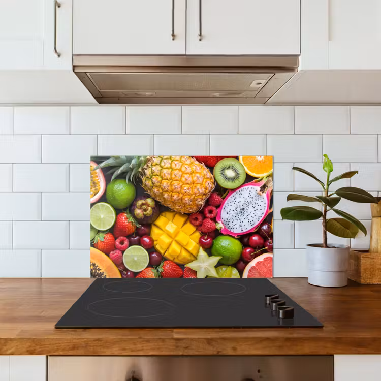 Kitchen splashback for hob - Fruit - Selection - Fresh - Healthy - Colorful — 3