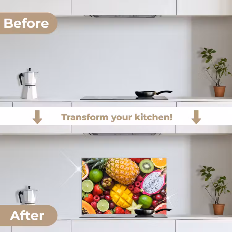 Kitchen splashback for hob - Fruit - Selection - Fresh - Healthy - Colorful — 7