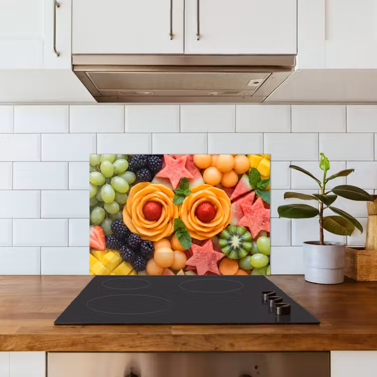 Kitchen splashback for hob - Fruit - Variety - Colorful - Fresh - Food — 3