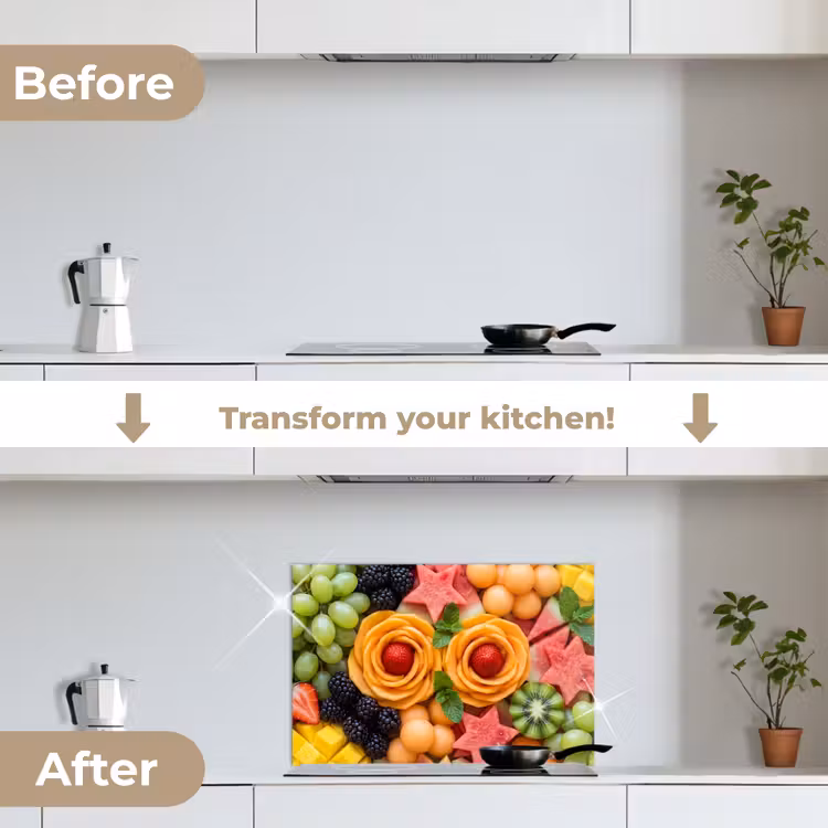 Kitchen splashback for hob - Fruit - Variety - Colorful - Fresh - Food — 7