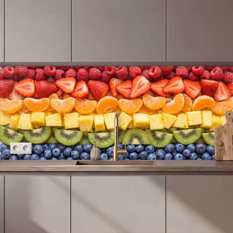 Kitchen splashback - Fruit - Rainbow - Healthy - Colorful — 1