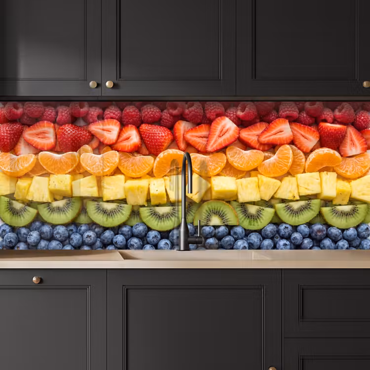 Kitchen splashback - Fruit - Rainbow - Healthy - Colorful — 6