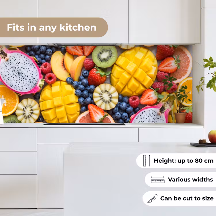 Kitchen splashback - Fruit - Sliced - Colorful - Food - Healthy — 7