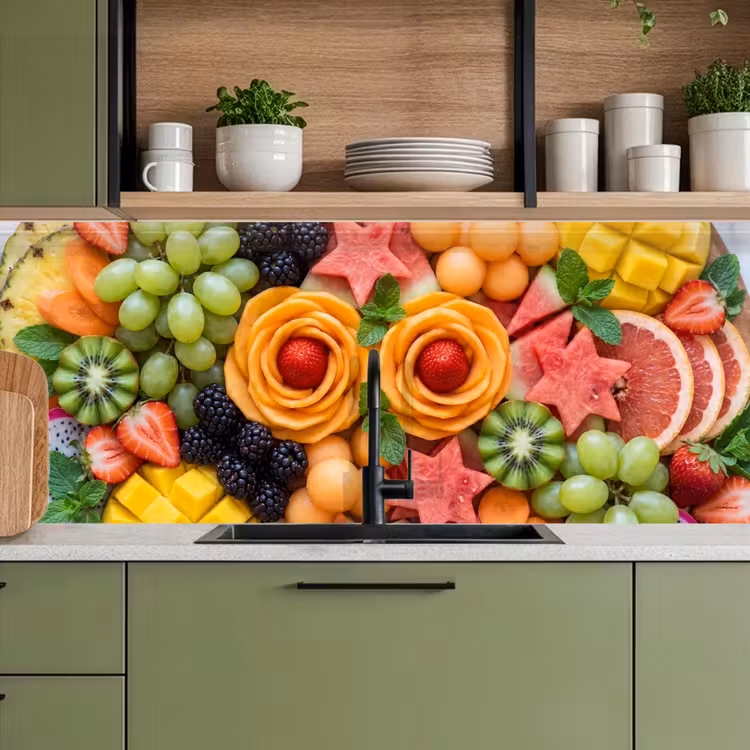 Kitchen splashback - Fruit - Variety - Colorful - Fresh - Food — 8