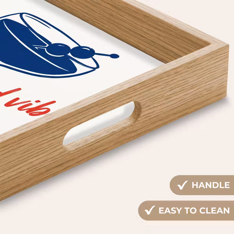 Tray - Cocktail - Glass - Illustration - Blue - White — 9