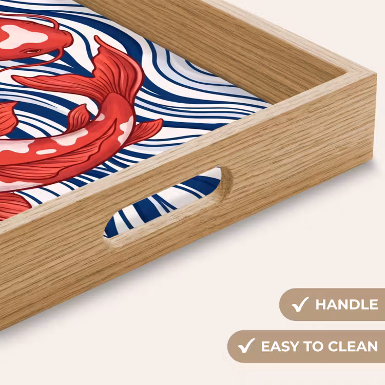 Tray - Fish - Water - Nature - Illustration - Red — 9