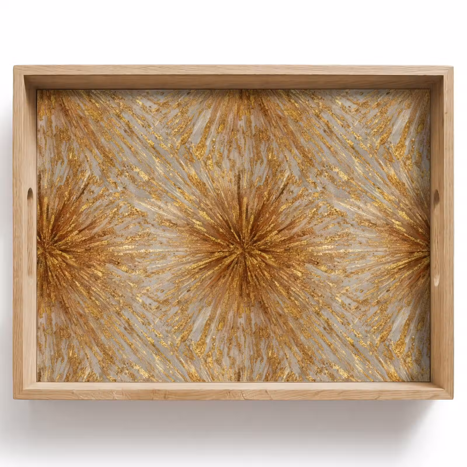 Tray - Explosion - Abstract - Gold - White — 1