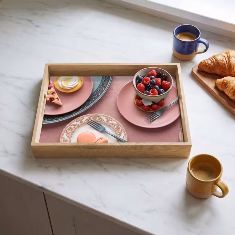 Tray - Dessert - Cake - Pastry - Sweet - Pink — 3