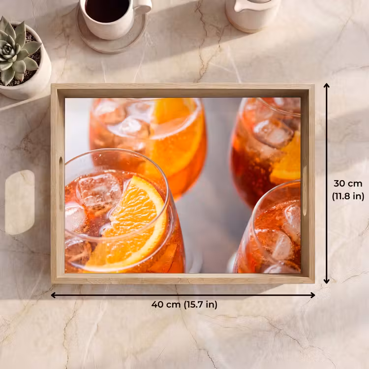 Tray - Drink - Orange - Ice - Summer - Orange — 7