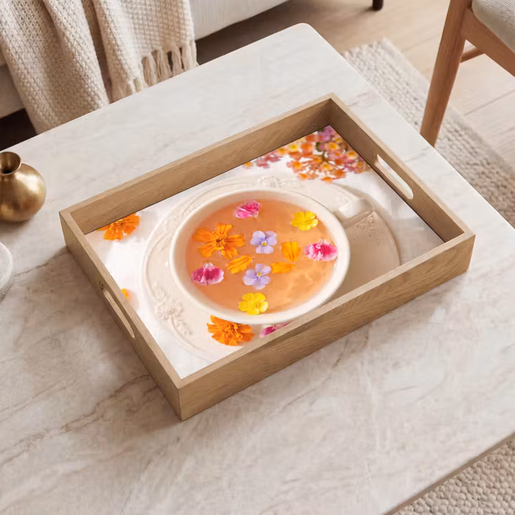 Tray - Flowers - Head - Nature - Colorful - Summer — 2