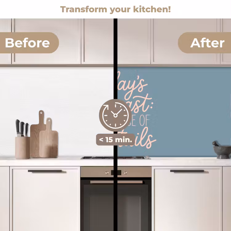 Kitchen splashback - Today's Forecast - Cocktails - Blue — 3