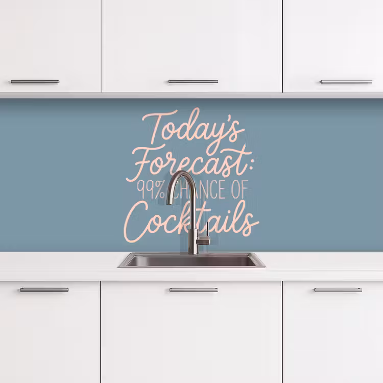 Kitchen splashback - Today's Forecast - Cocktails - Blue — 4