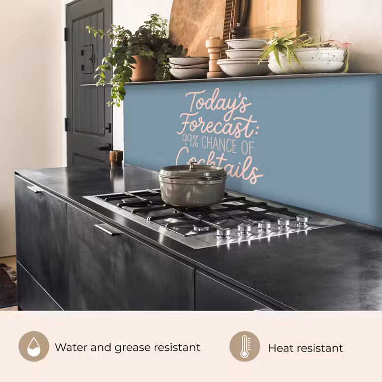 Kitchen splashback - Today's Forecast - Cocktails - Blue — 5