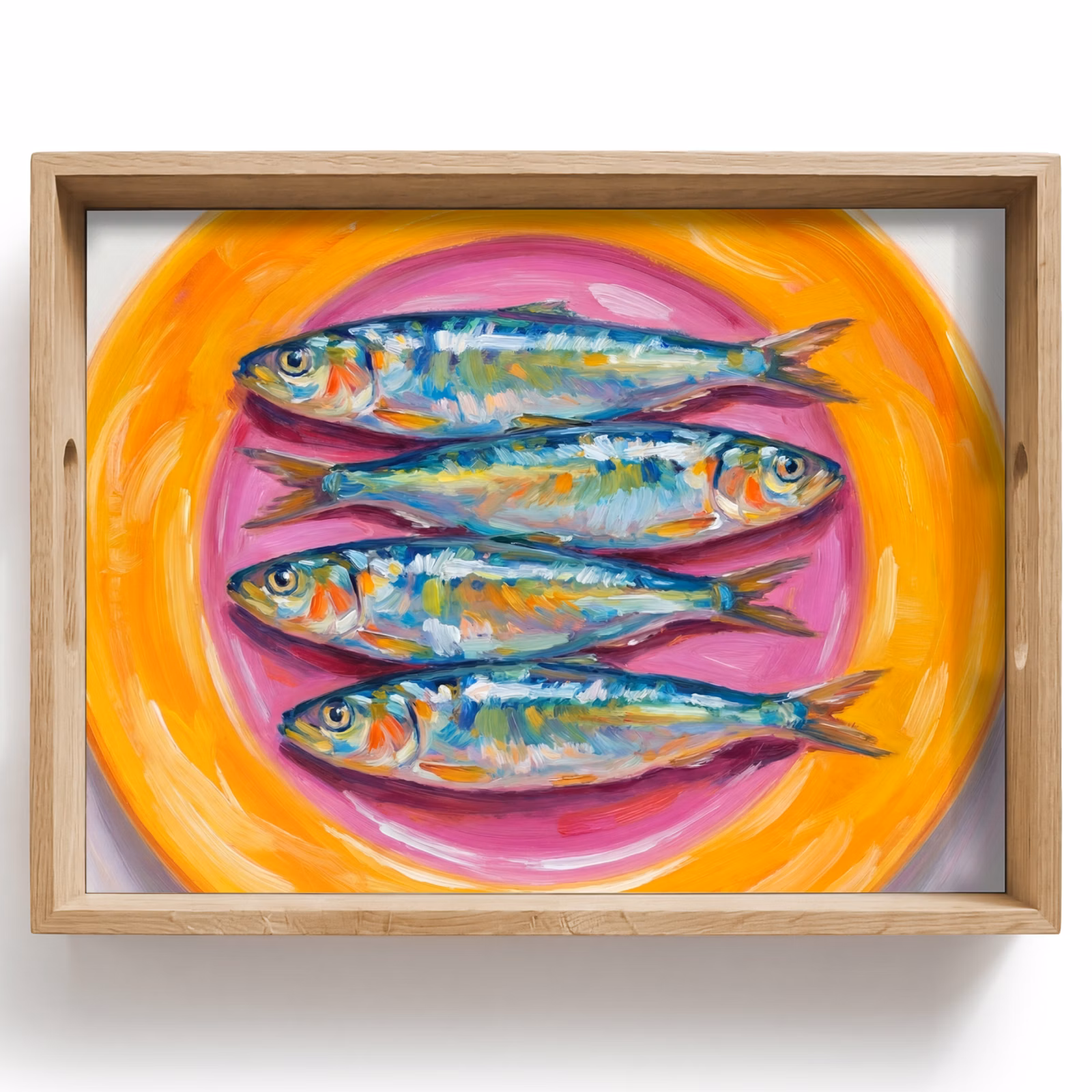 Tray - Fish - Four - Food - Modern - Colorful — 1