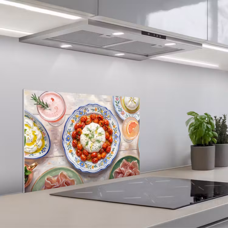 Kitchen splashback for hob - Food - Table - Miscellaneous - Modern — 1