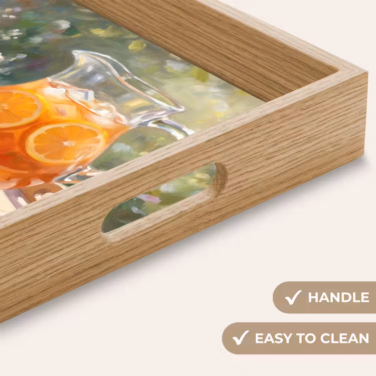 Tray - Drink - Lemon - Summer - Garden - Yellow — 9