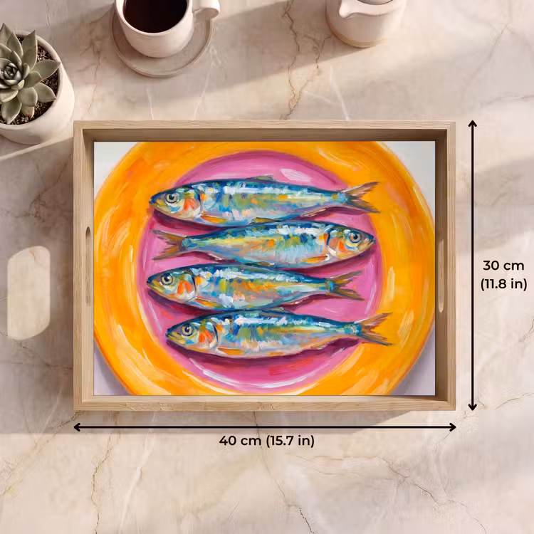 Tray - Fish - Four - Food - Modern - Colorful — 7
