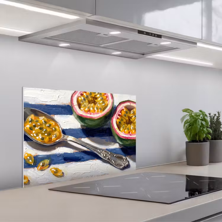 Kitchen splashback for hob - Food - Passion Fruit - Tropical - Modern - Colorful — 1