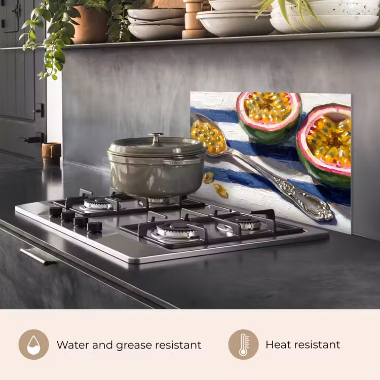 Kitchen splashback for hob - Food - Passion Fruit - Tropical - Modern - Colorful — 2
