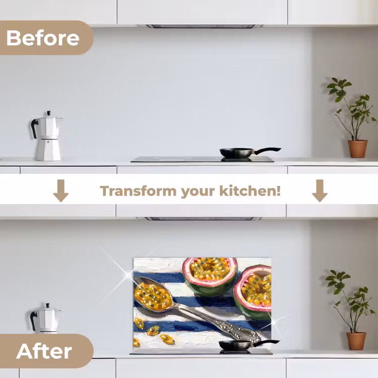 Kitchen splashback for hob - Food - Passion Fruit - Tropical - Modern - Colorful — 7