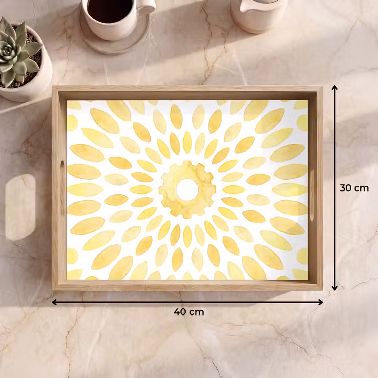Tray - Abstract - Geometric - Radiant - Yellow — 8