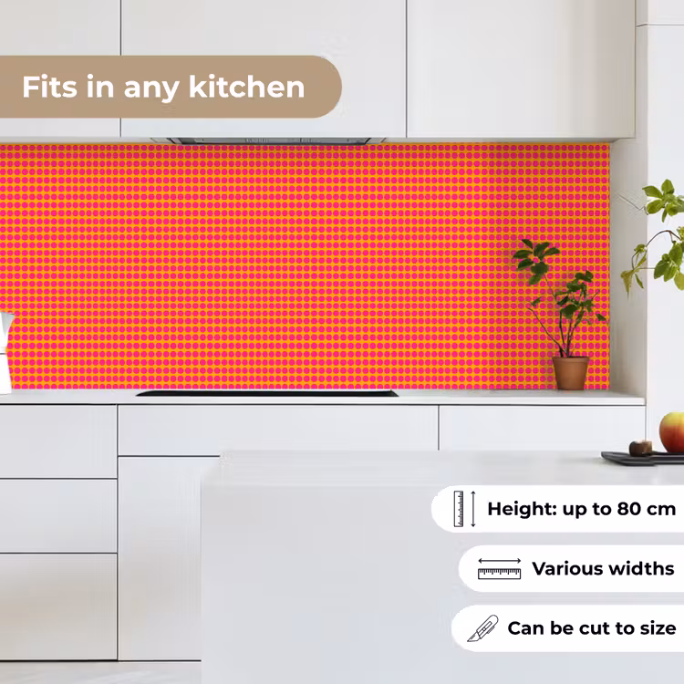 Kitchen splashback - Modern - Dots - Orange — 7