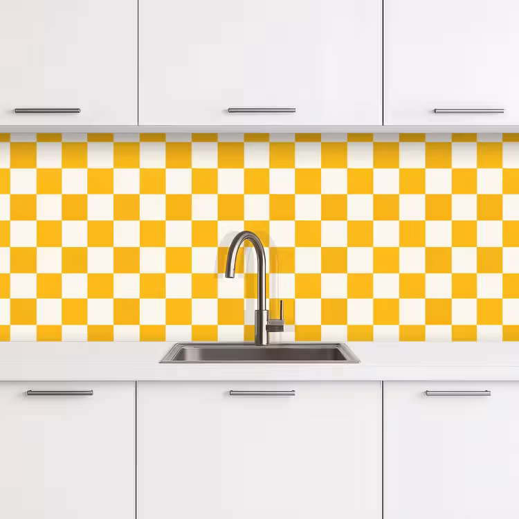 Kitchen splashback - Traditional - Pattern - Yellow — 4