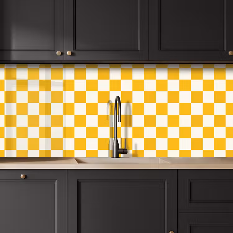 Kitchen splashback - Traditional - Pattern - Yellow — 6
