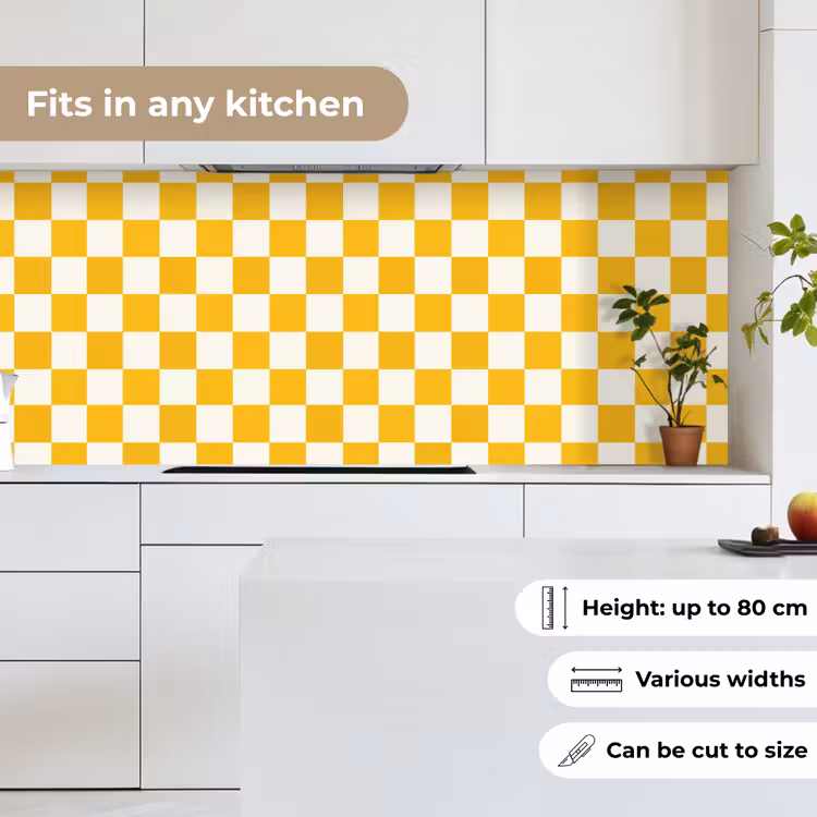 Kitchen splashback - Traditional - Pattern - Yellow — 7