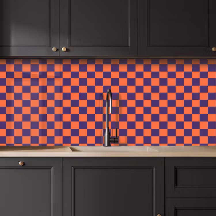 Kitchen splashback - Pattern - Classic - Purple — 6