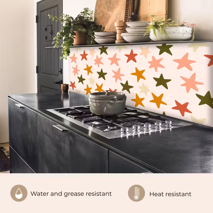 Kitchen splashback - Stars - Pattern - Colorful — 5