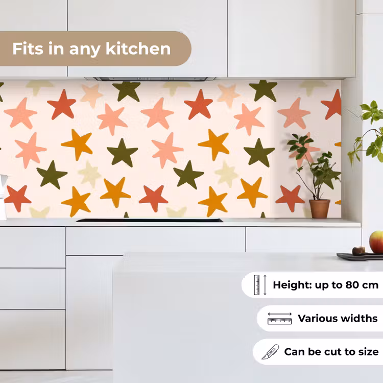 Kitchen splashback - Stars - Pattern - Colorful — 7