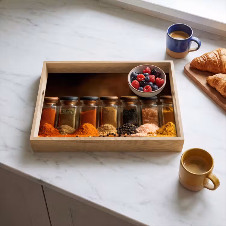 Tray - Jars - Herbs - Spices - Grains — 3