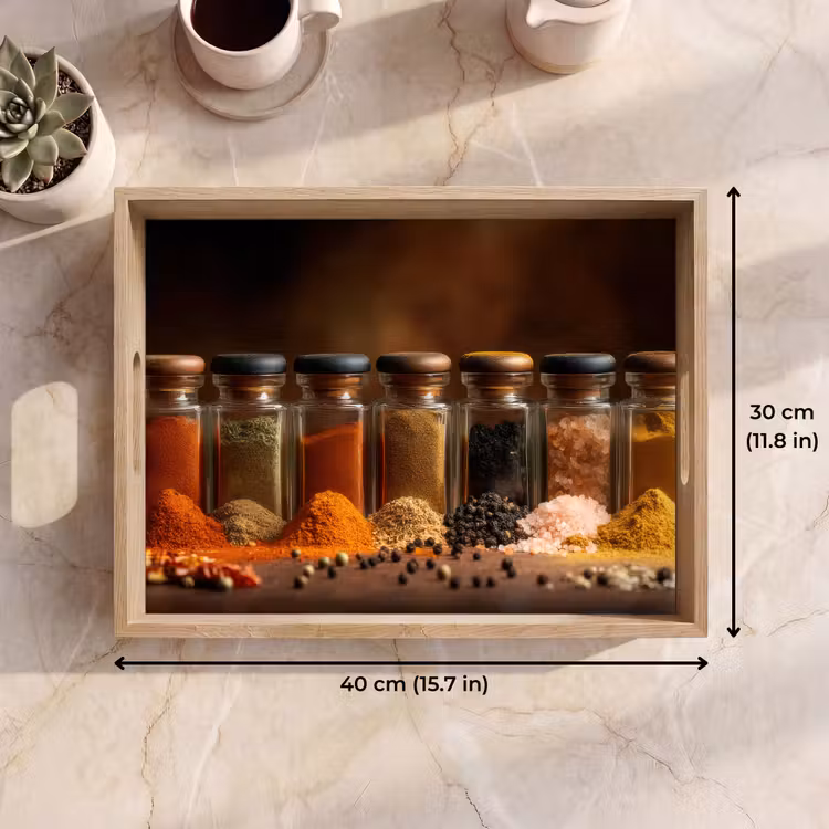 Tray - Jars - Herbs - Spices - Grains — 7