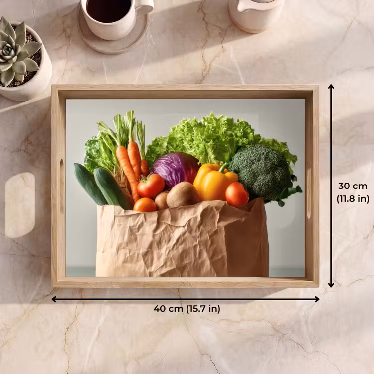Tray - Papers - Groceries - Colorful — 7