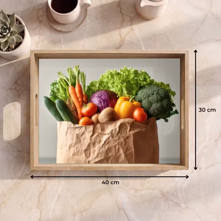 Tray - Papers - Groceries - Colorful — 8