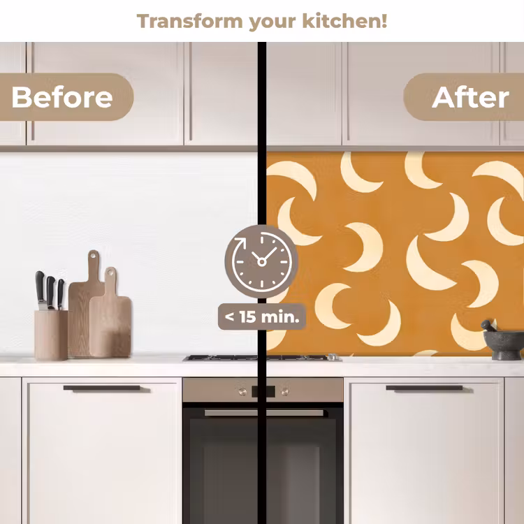 Kitchen splashback - Mane - Pattern - Ochre — 3